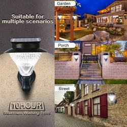 Outdoor Solar Led waterproof lighting for deck fence patio front door stairs landscape yard