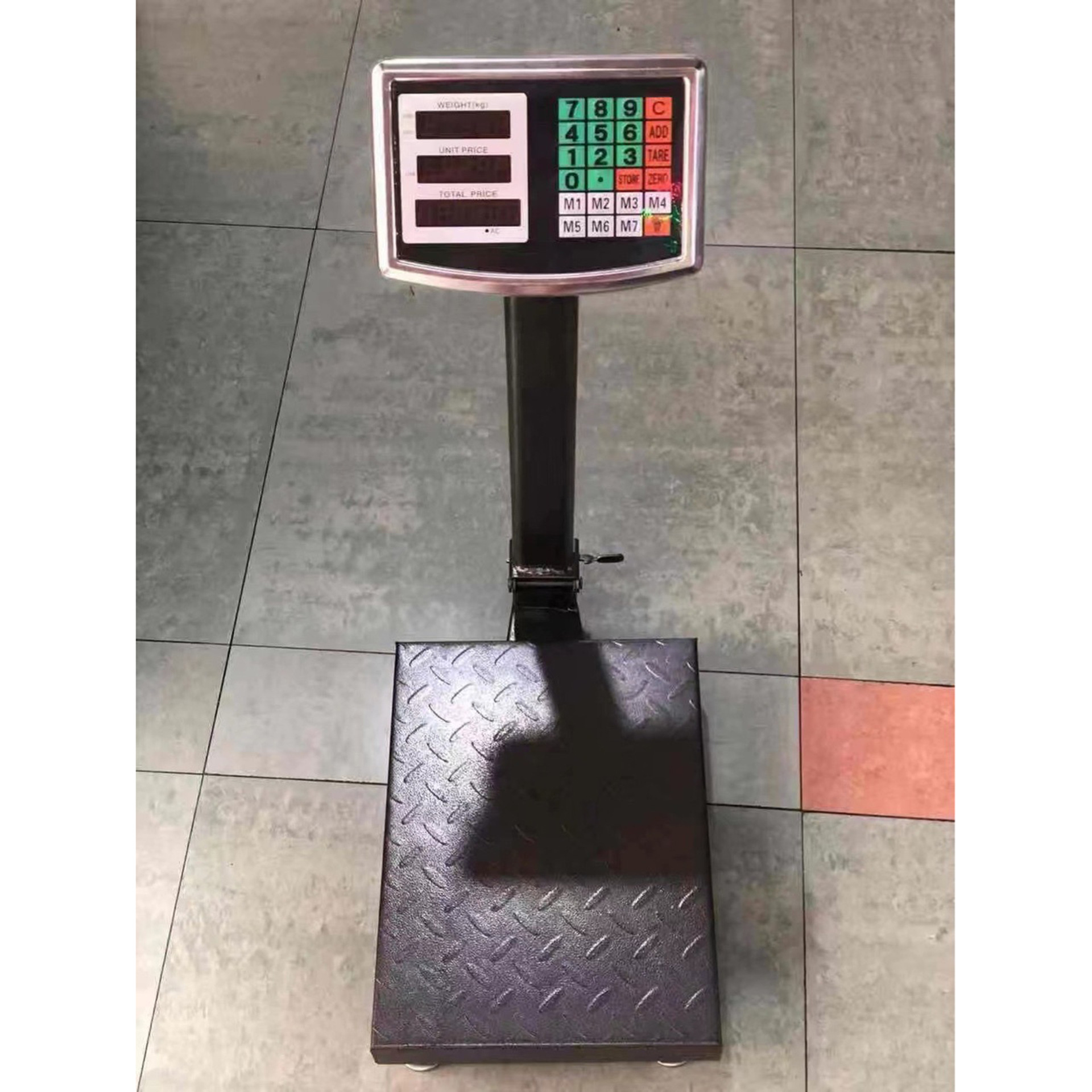 300 40-50 báscula cálculo precios electrónica pesaje plegable