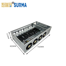 怒瑞玛N77-65MM卡距八卡平台准系统适用A卡N卡系列机箱厂家可定制