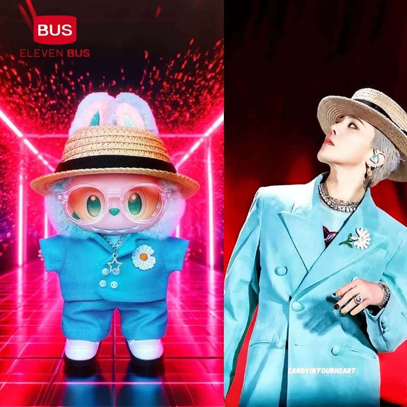 GD Quan Zhilong el mismo estilo de ropa de bebé, traje azul, primera, segunda y tercera generación de rabu sentado, estrella Hallyu, el mismo estilo al por mayor
