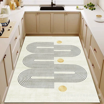 Oil-Proof No-Wash Floor Mat Pvc | Avtomobil döşəmə paspasları - european-simplicity-8-50x-160cm-waterproof-and-oil-proof