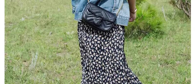 Áo khoác denim ngắn dáng rộng cổ polo cho nữ, dài tay, phong cách giản dị — Áo khoác bò dài tay, Màu nâu (trà nâu), màu xanh chi tiết 8