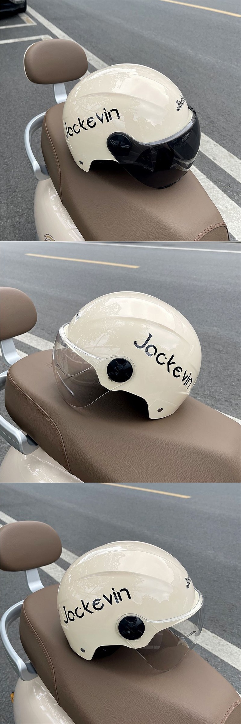 3C Certified Electric Motorcycle Helmet Summer Half Helmet