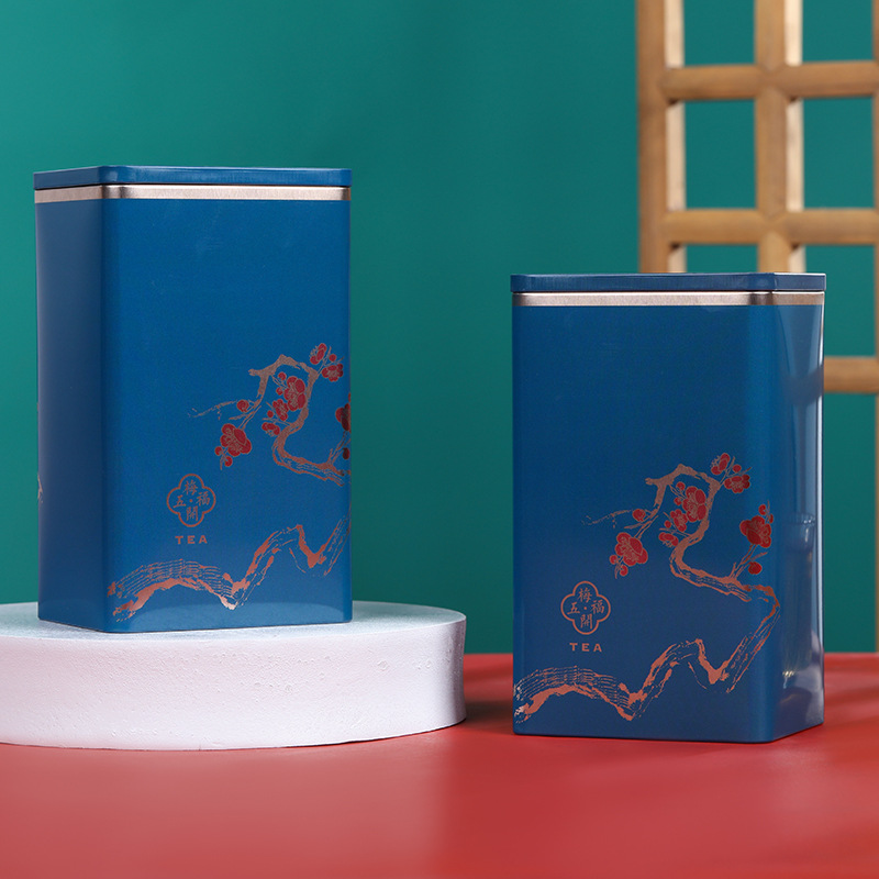 通用茶叶罐铁盒密封罐铁观音红茶包装罐散茶包装罐批发茶叶盒