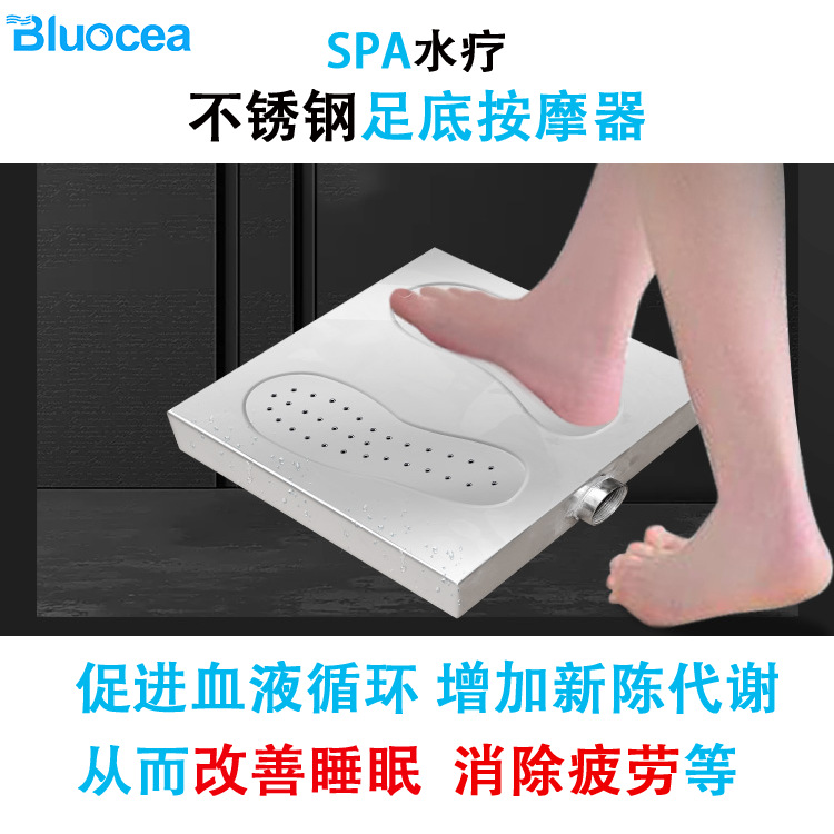 Acero inoxidable pie masajeador saludable rociadores burbuja cadera piscina hidroterapia piscina baño Fuente de la fábrica