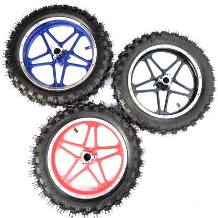 Lia Small Off-Road Motorcycle 2-Stroke 49Cc Tires 2.50-10 Tires 10inch Wheel Rims Tires Wheels Five-Star Model