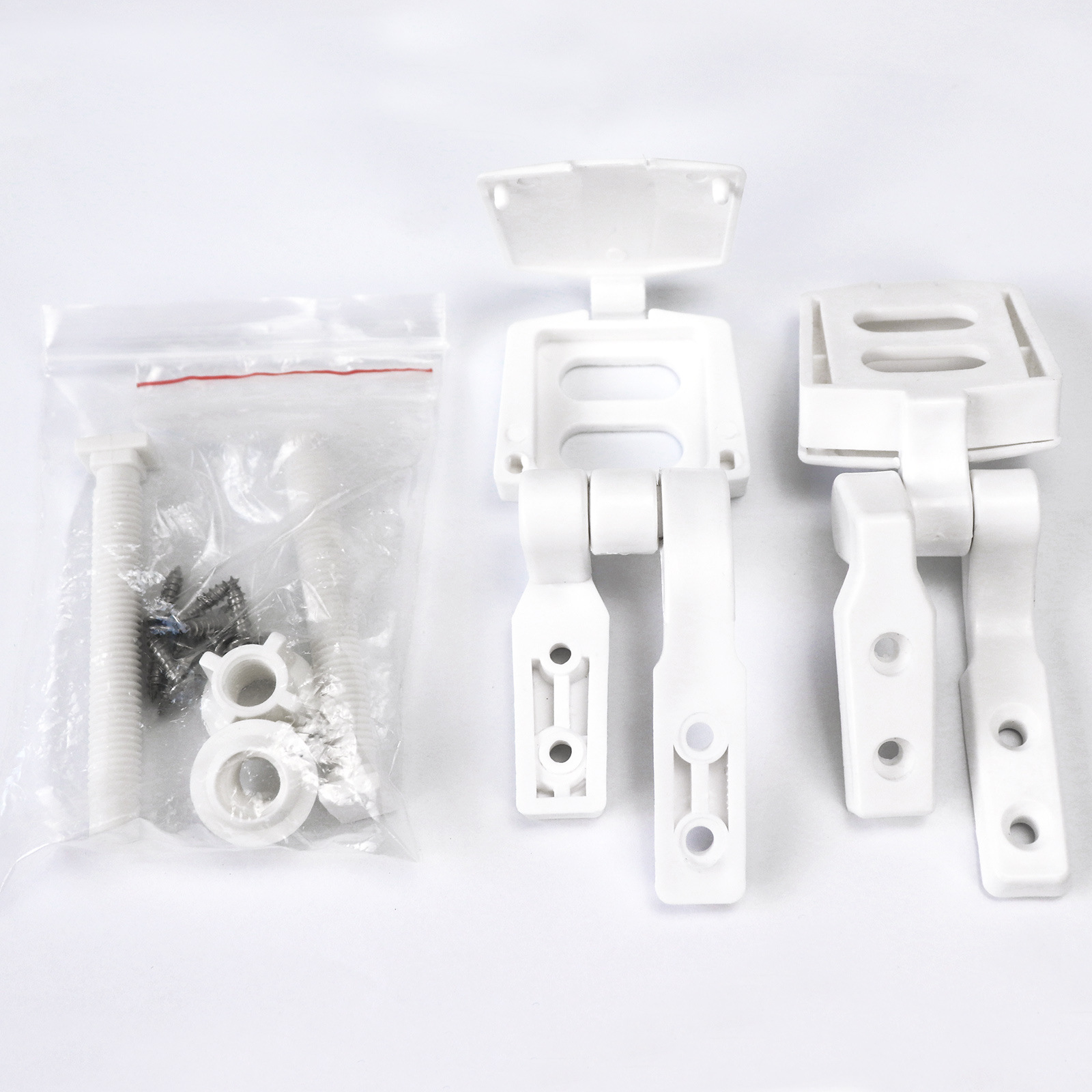 Kit de bisagra de plástico con tornillo de accesorio para cubierta de inodoro