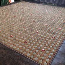 光子加热床垫玉石电加热床垫天然岫玉红光双人热敷垫子