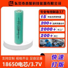 源头厂家18650锂电池2200mah可加板出线手电筒发热垫锂电芯