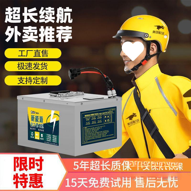 60 ボルト電気自動車リチウム電池 48V72V 大容量テイクアウトエクスプレス二輪および三輪リチウムリン酸鉄電池|undefined