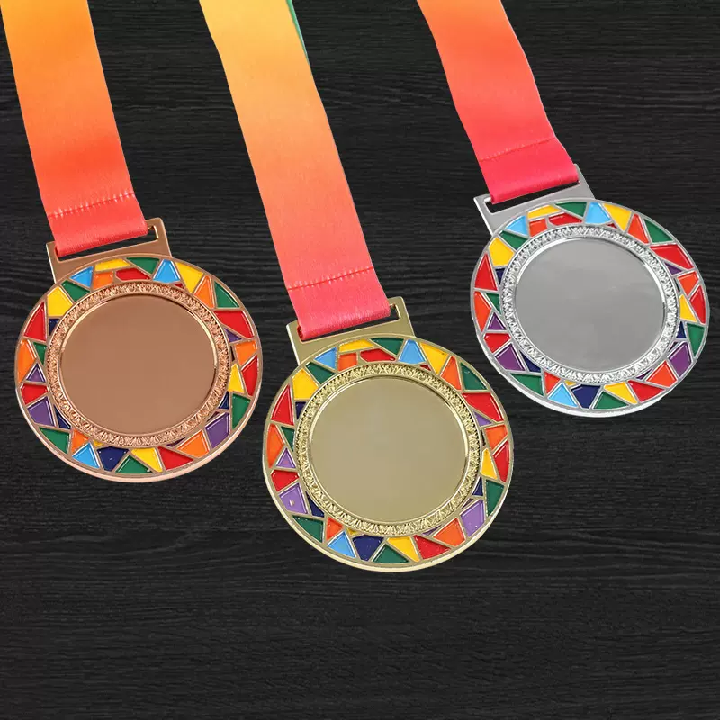 金属奖牌马拉松赛事运动会梓合金荣誉挂牌金银铜比赛纪念奖章制作