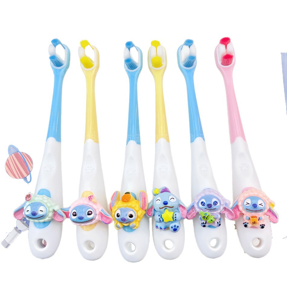 Cepillo de Dientes Infantil de Cerdas Suaves de 3 a 12 Años para Niños image 6
