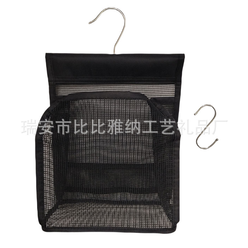 直列に分割できるPVCメッシュ掛け袋洗面用品収納バスケット浴室整理収納袋|undefined