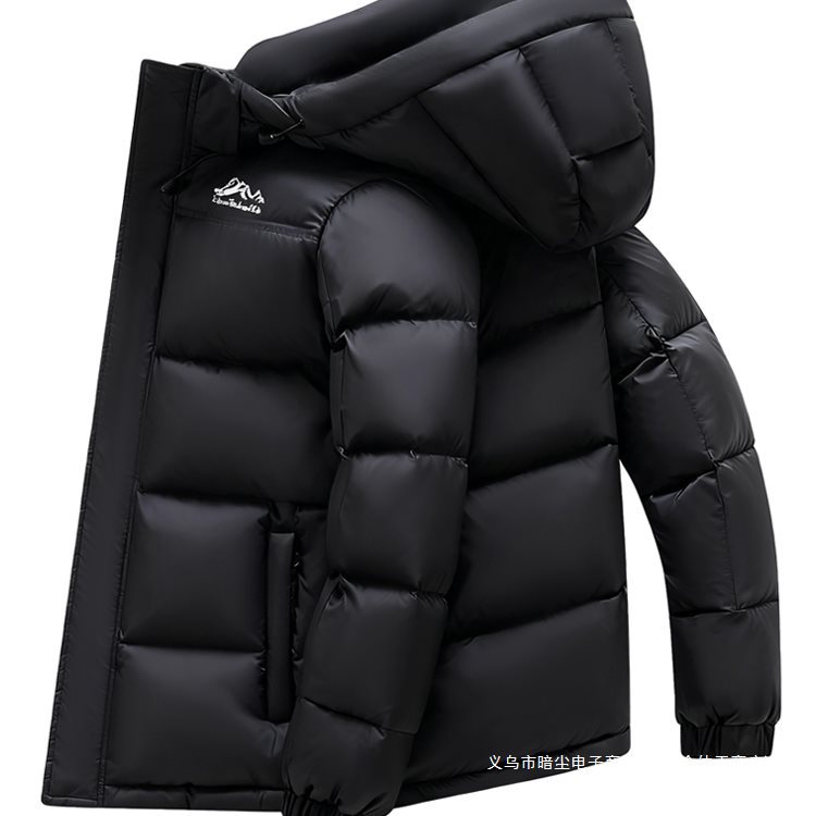 Northeast Jiaxing Jiujiang Goose down Jacket for Men and Women, Short Winter Outdoor Cold-Proof Thickened Warm Coat
