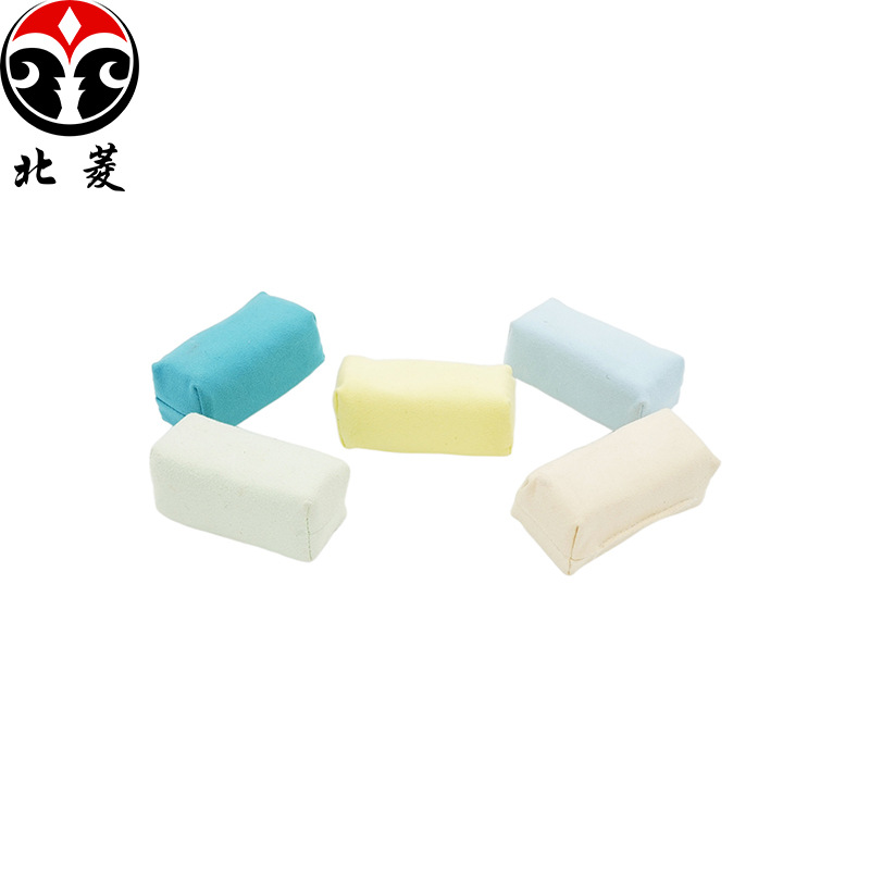 汽车打蜡海绵绒布三面可用镀晶绵包布镀晶海绵镀膜方块绵
