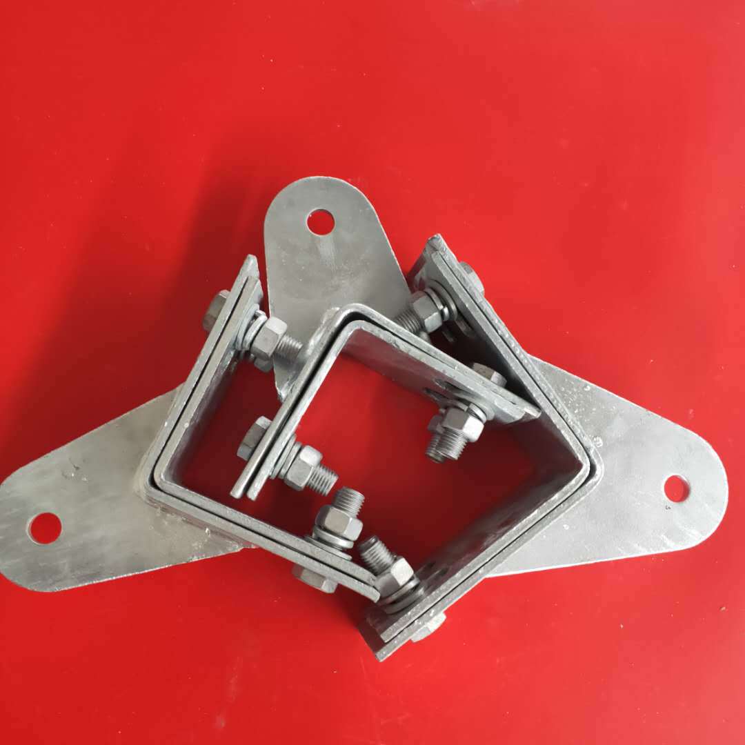 adss光缆紧固件  NL-100转角紧固夹板 热镀锌扁铁紧固夹板厂家