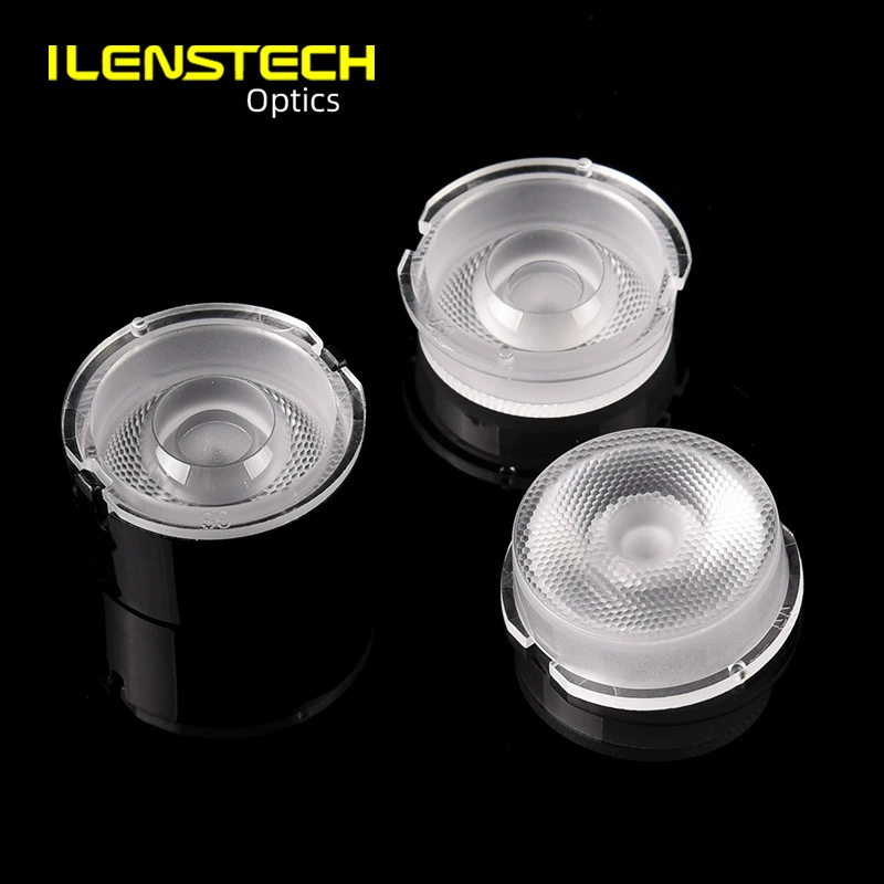Материал ПК высокотемпературный светодиодный объектив прозрачный продукт литьевая лампа аксессуары регулируемый угол линзы J