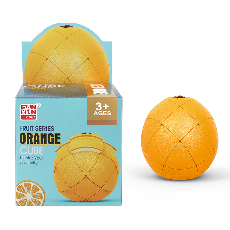Panxin juego de cubo de frutas serie melocotón limón Cubo de giro nuevo juguete de ventilación de descompresión exótica FX7870