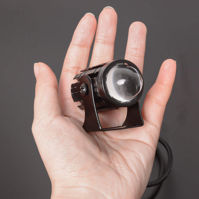 Luces para vehículos eléctricos, focos para motocicletas, faros LED, bombillas de cañón pequeñas de luz potente, luces auxiliares ultrabrillantes impermeables de 12-80v