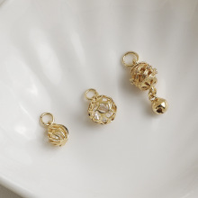 14K����ɫ�ʯ���\��K���� ˮ�������朒������ diy�Ʒ���