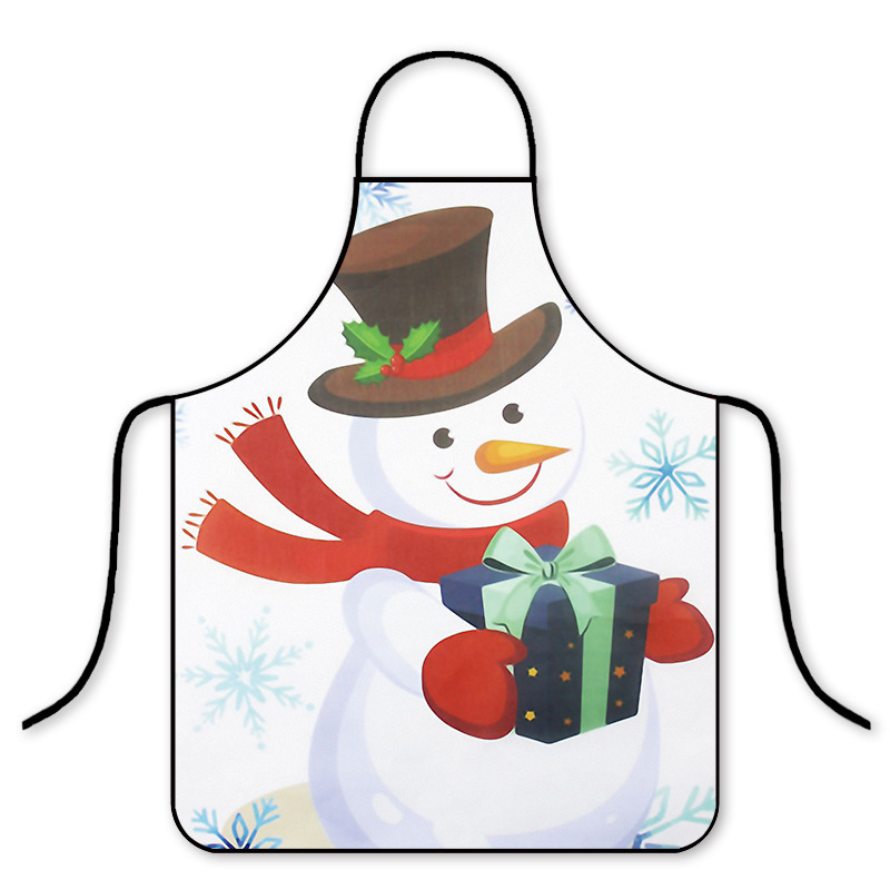 クロスボーダークリスマス新しいクリエイティブ面白いエプロン防水耐油クリスマスギフト装飾エプロンスモックエプロン|undefined