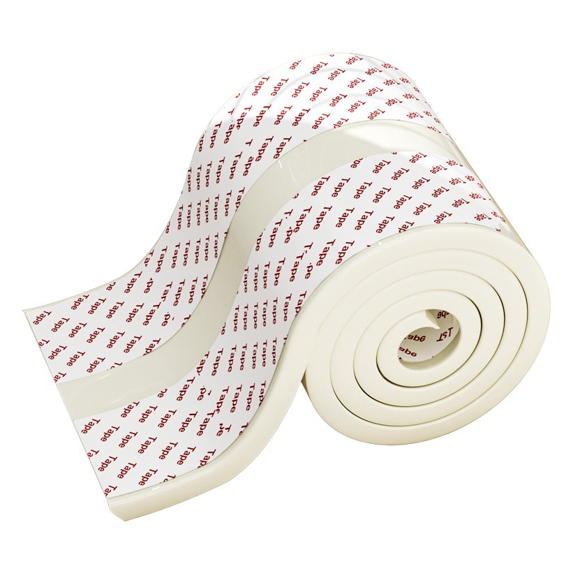 Tira anticolisión Tira protectora para el hogar del bebé alféizar de la ventana borde de la esquina almohadilla de esponja anticolisión bolsa suave espuma anticolisión etiqueta de la pared