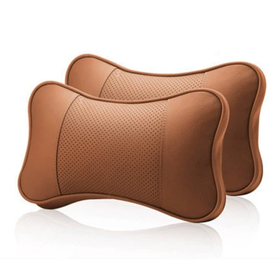 Headrest and Lumbar Support, Car – Headrest - 302-brown-1-three-dimensional-interlayer-2751559