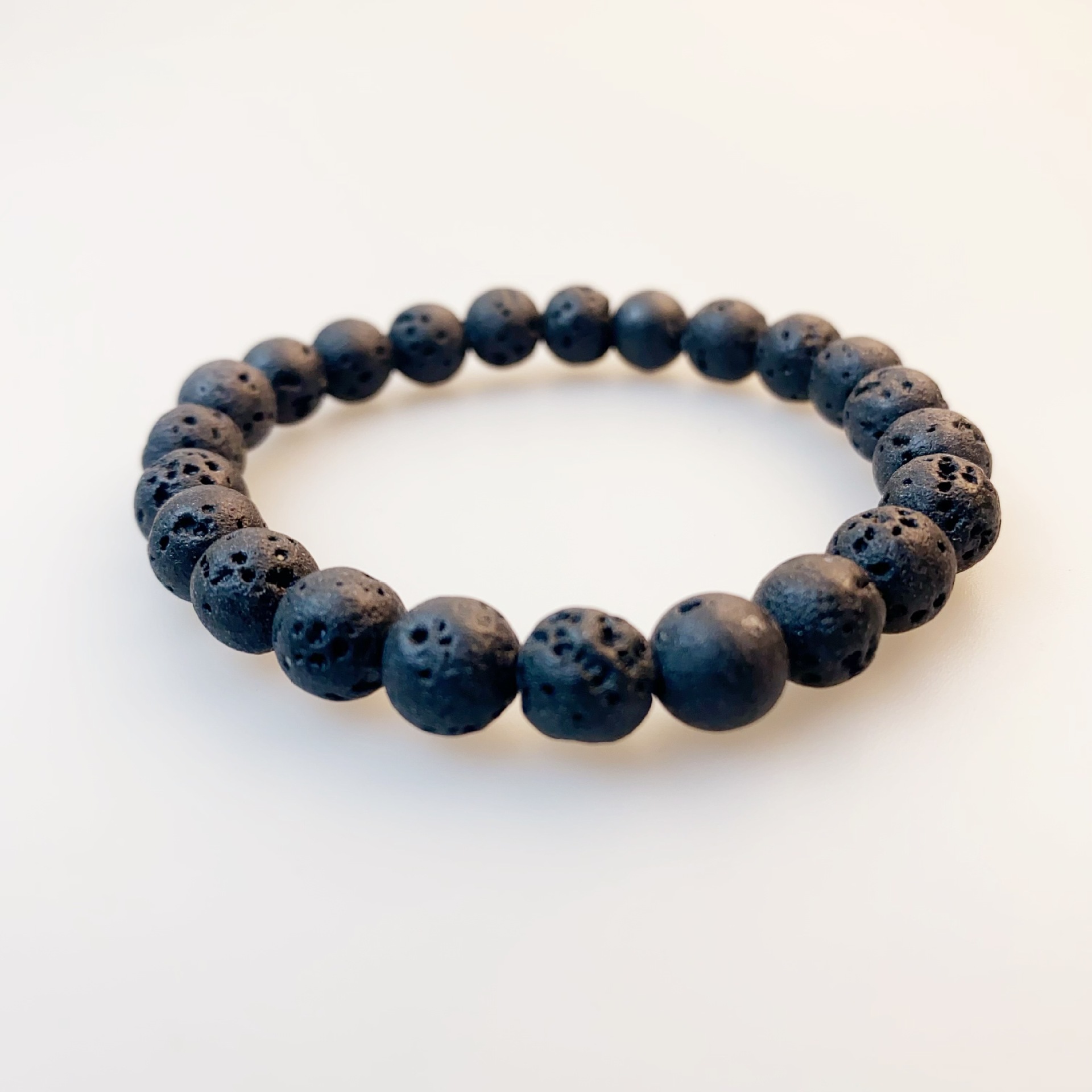 8mm 흑색 화산석