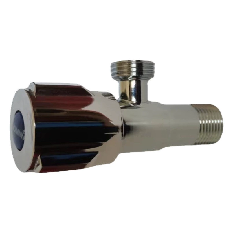 Треугольный клапан с цельномедным корпусом, трехходовой водонагреватель для горячей и холодной воды, один вход, два выхода, двойной выход, 4-точечный смеситель с треугольным клапаном