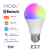 涂鸦蓝牙beacon智能球泡灯app遥控定时语音控制9W冷暖E27智能灯泡|ru