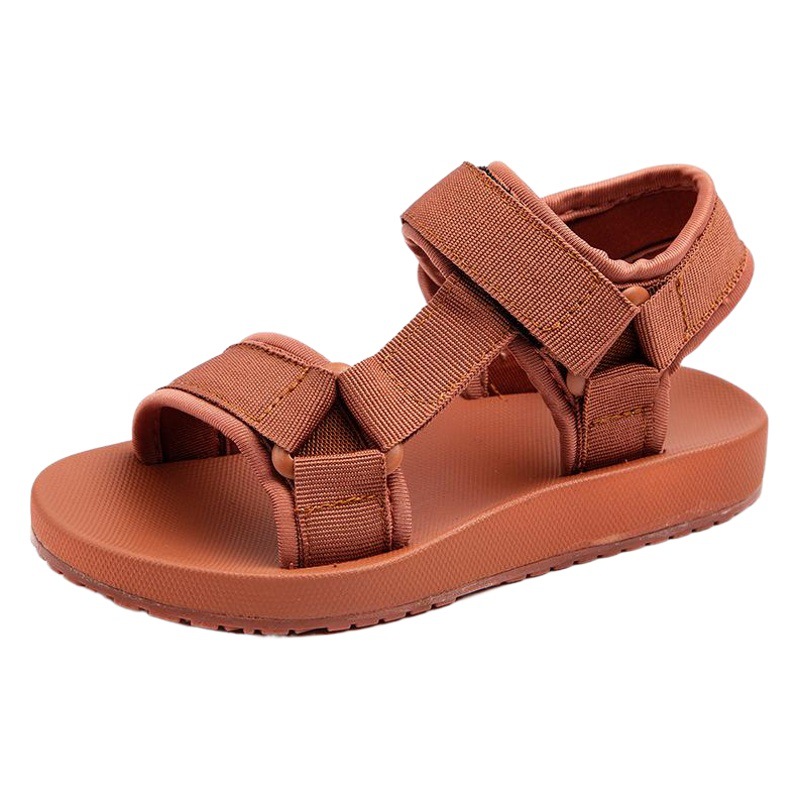 2025 nuevos zapatos de verano para niños, zapatos de playa versátiles e informales para niños, sandalias simples de punta abierta a la moda con correas para niñas