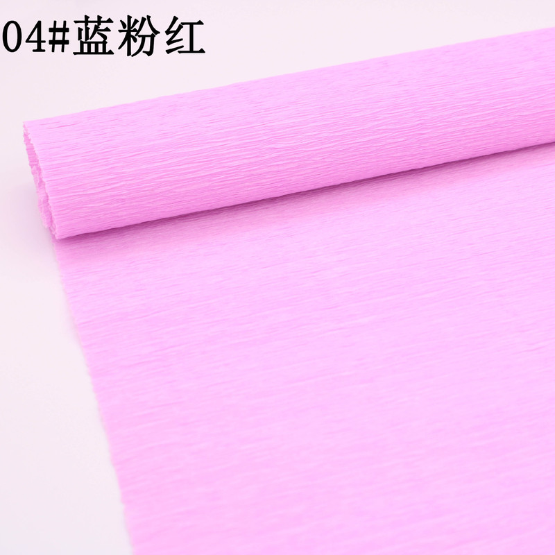 工厂直销跨境彩色皱纹纸褶皱卷边纸25cm*2.5m手工diy花艺制作材料|undefined