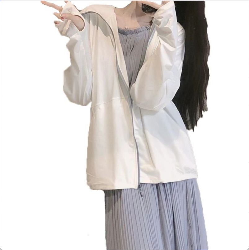 Chaqueta de Protección Solar para Mujer de Poliéster, Transpirable, para Actividades al Aire Libre image 2