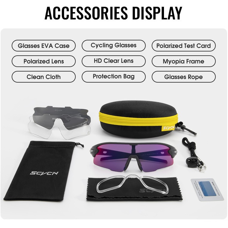 Gafas de Ciclismo Deportivas, TR90, Protección Ocular, para Bicicleta de Carretera y Deportes al Aire Libre