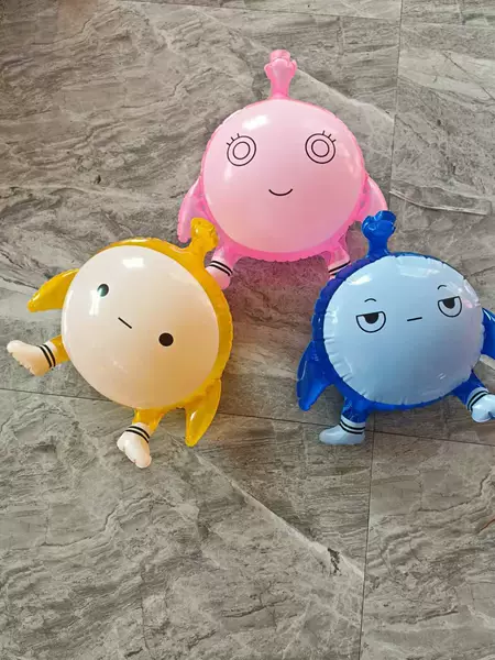 Inflatable elastic band of lamp eggs [yellow]