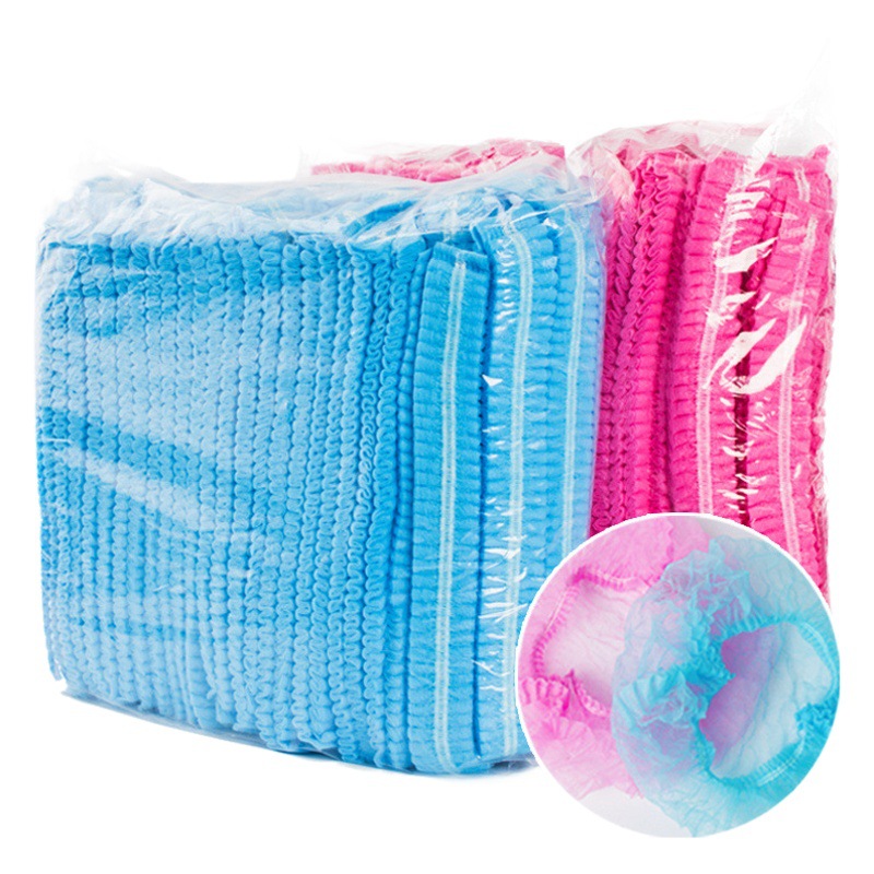 Tapa desechable mujer cocina Chef doctor tapa de polvo transpirable cabeza cubierta trabajo no tejido comida tapa cuidado del cabello