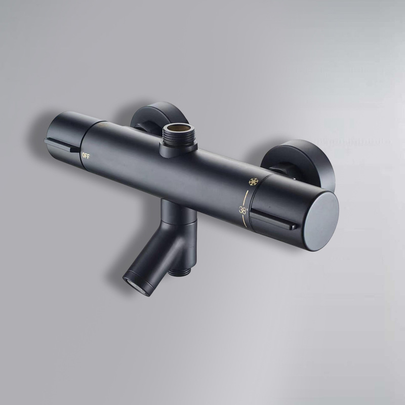 Concealed Thermostatic Mixing Valve Hot and Cold Automatic Temperature Control Solar Electric Water Heater Shower Faucet Shower Set