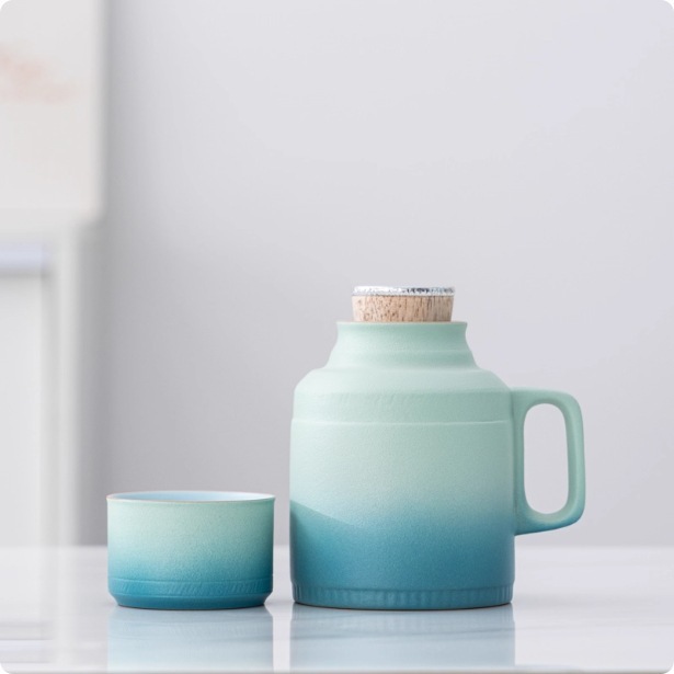 带茶漏小暖壶杯子马克杯带盖中式陶瓷水杯瓶泡茶办公杯子便携|undefined