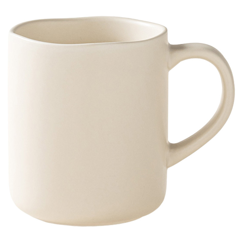 Taza simple de gran capacidad Taza de café de cerámica de alto valor Taza de té Desayuno en casa Taza de leche Taza de oficina