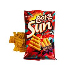 韓國進口sum好麗友太陽玉米片64g薯片薄脆餅干膨化食品小時候鍋巴