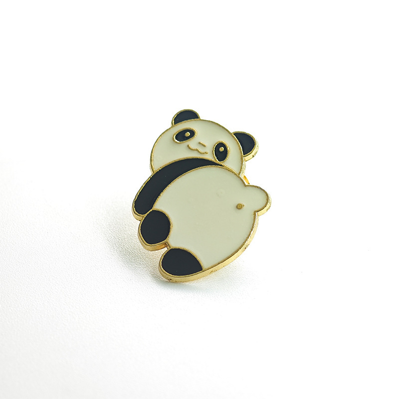 Seleccione estrictamente broche de dibujos animados lindos prendas de vestir bolsas de collar moda de viaje accesorios de diseño fábrica de insignia al por mayor