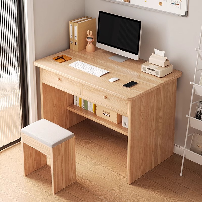 Computer Desk Desktop Home Small Apartment Simple Desk Office Drawer Rental House Table Bedroom Study Writing Desk