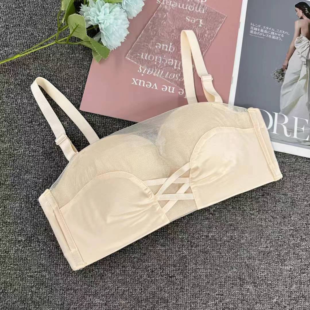 Nuevo sujetador de alta calidad de moda de encaje jacquard transpirable ajustable confortable tipo de pecho pequeño tipo de ropa interior para mujeres