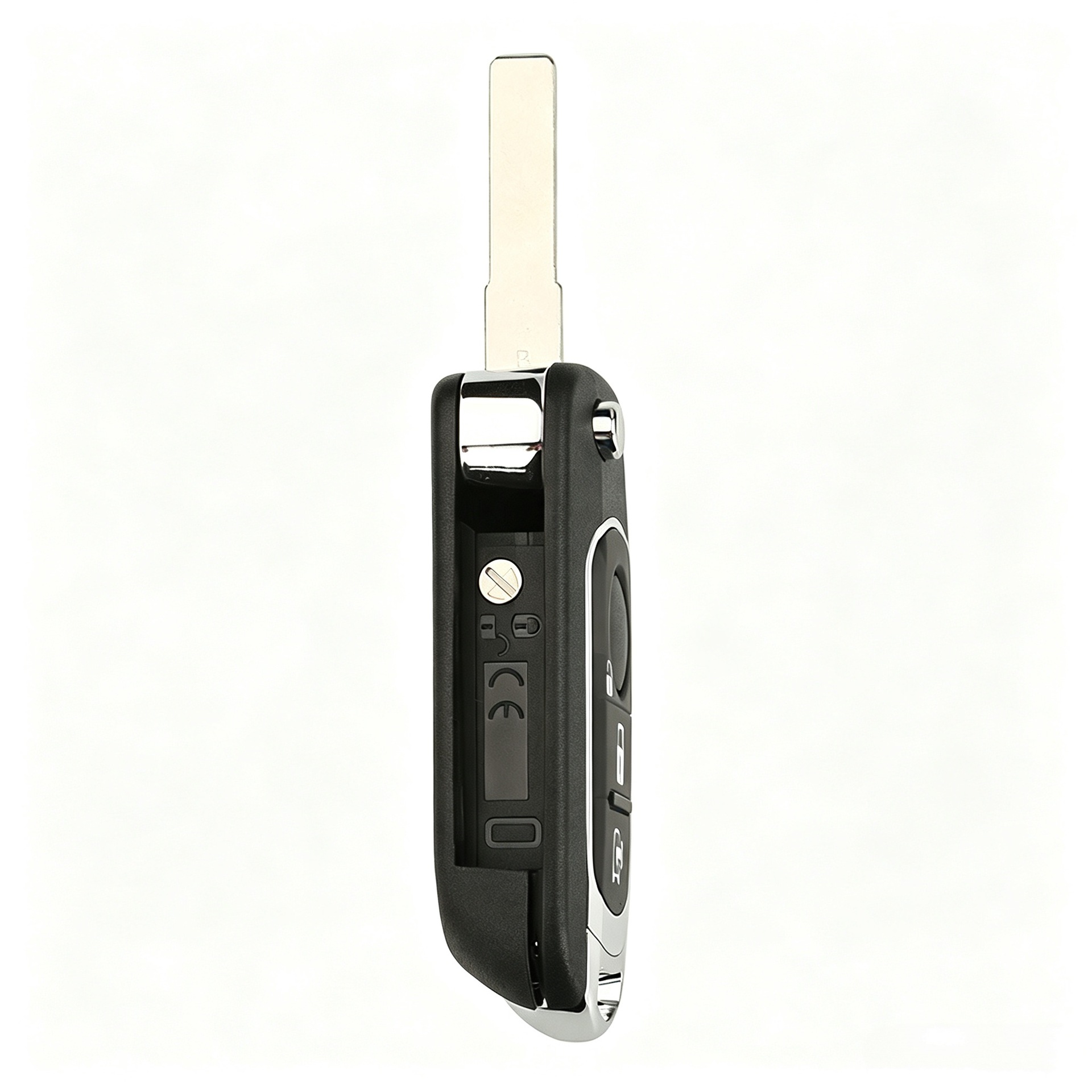 Suitable for 2/3 button Fiat 500 Panda modified folding car key remote control shell SIP22 blank key