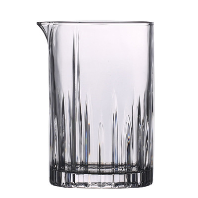 Copa mezcladora de cóctel de vidrio de cristal de estilo japonés Copa mezcladora de barman de glass Cocktail Glass