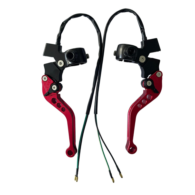 Motorcycle Zj125 Dual Drum Brake Horn Assembly Brake Power-Off Handle Cnc Handlebar Extension Cross-Border