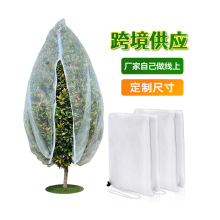 亚马逊热卖植物束口防虫网袋果树防虫防鸟网罩植物透光防虫网罩