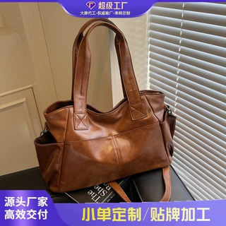 跨境高级感包包女款2026新款潮时尚通勤单肩包大容量托特包斜挎包