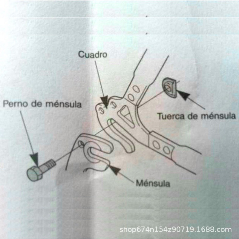 gancho de transmisión de conector de ojo de bicicleta de montaña conector de conector de conector de oreja de conector de bicicleta de montaña conector de regulación de velocidad
