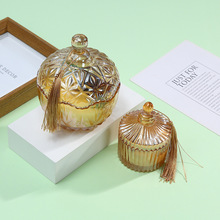 花艺香薰蜡烛礼盒装持久散香氛围感家居卧室客厅厕所摆件蜡烛香熏